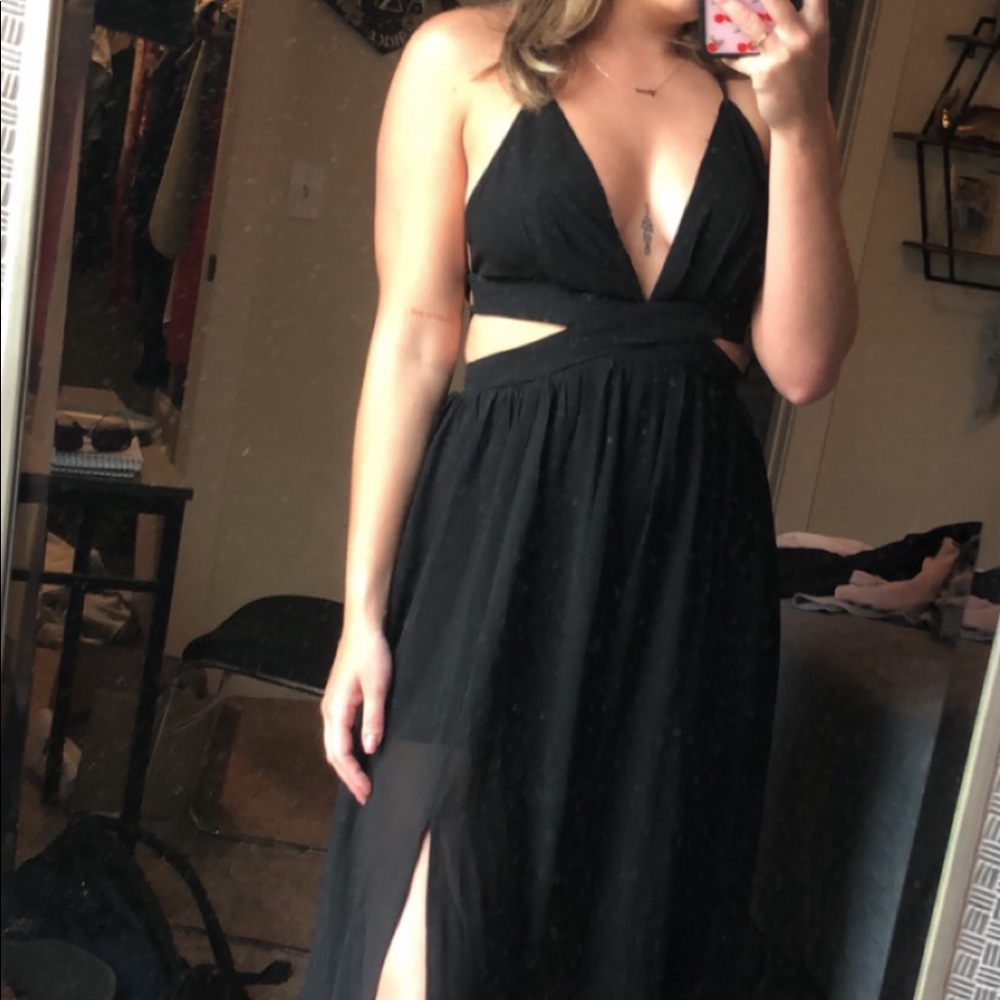 Formal black dress